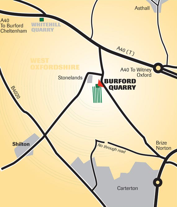 Burford Quarry Map