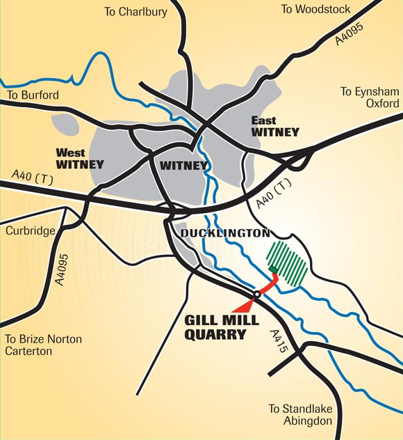 Gill Mill Quarry Map