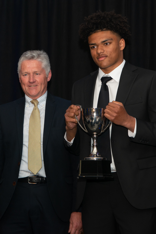 Andrew Smith Presenting James Golding YPoTY Award