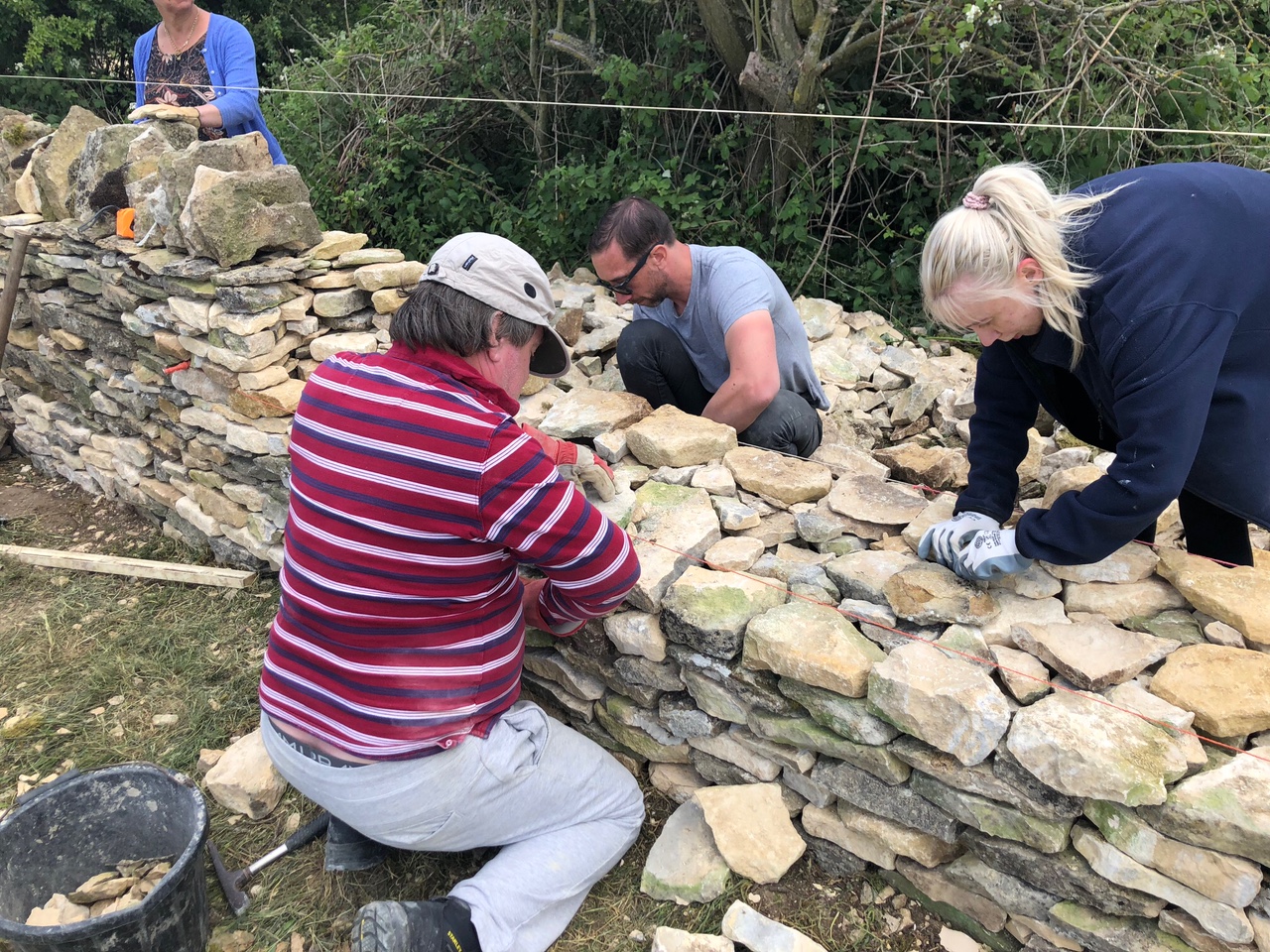 Dry Stone Walling Course at Whitehill Quarry